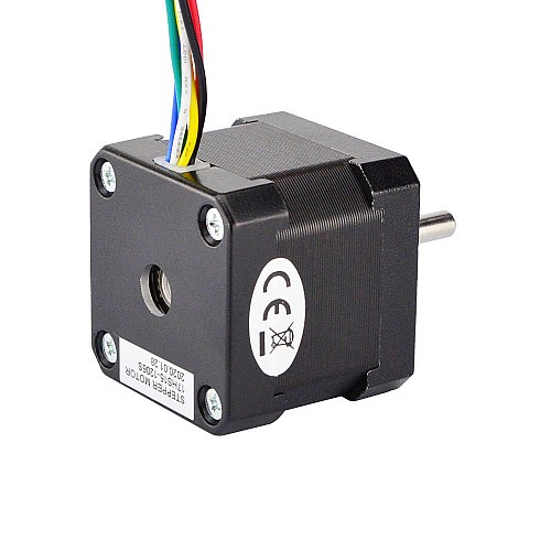 Nema 17 Unipolar 1.8deg 26Ncm(36.82oz.in) 1.2A 42x42x39mm 6 Wires - 17HS15-1206S | StepperOnline AU