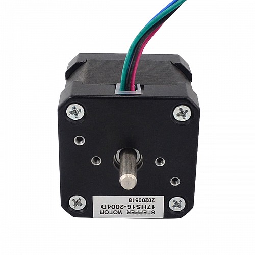 Dual Shaft Nema 17 Bipolar 45Ncm(63.74oz.in) 2A 42x42x40mm 4 Wires - 17HS16-2004D | StepperOnline AU
