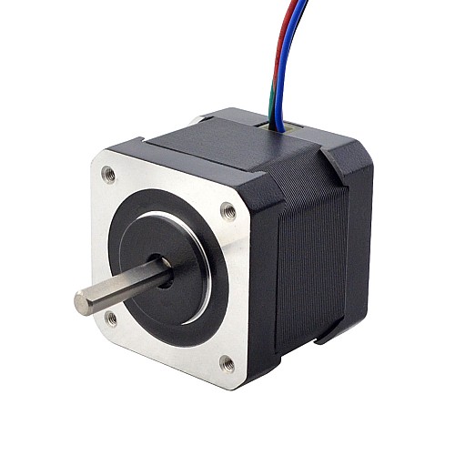 Nema 17 Bipolar 45Ncm(63.74oz.in) 2A 42x42x40mm 4 Wires w/ 1600mm(63) Cable - 17HS16-2004S-C4 | StepperOnline AU