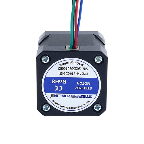 Nema 17 Bipolar 45Ncm(63.74oz.in) 2A 42x42x40mm 4 Wires w/ 1m Cable & Connector - 17HS16-2004S1 | StepperOnline AU