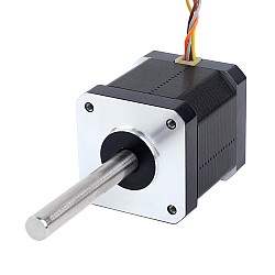 Nema 17 High Temp Stepper Motor 55Ncm(77.93oz.in) 55mm Φ8mm Round Shaft Insulation Class H 180C