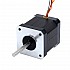 Nema 17 High Temp Stepper Motor 55Ncm(77.93oz.in) 38mm Φ5mm D-cut Shaft Insulation Class H 180C & JST-XH Connector
