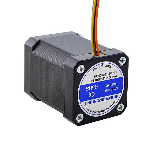 Nema 17 High Temp Stepper Motor 65Ncm(92oz.in) Insulation Class H 180C - 17HS24-2104S-H | StepperOnline AU