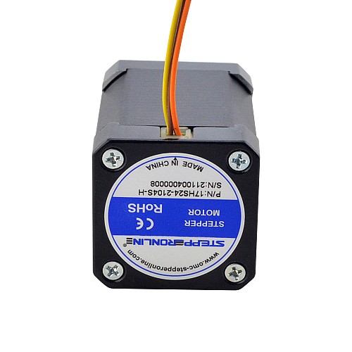 Nema 17 High Temp Stepper Motor 65Ncm(92oz.in) Insulation Class H 180C - 17HS24-2104S-H | StepperOnline AU