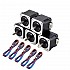 5pcs Nema 17 Bipolar 45Ncm(63.74oz.in) 1.5A 42x42x39mm 4 Wires w/ 1m Pin Connector
