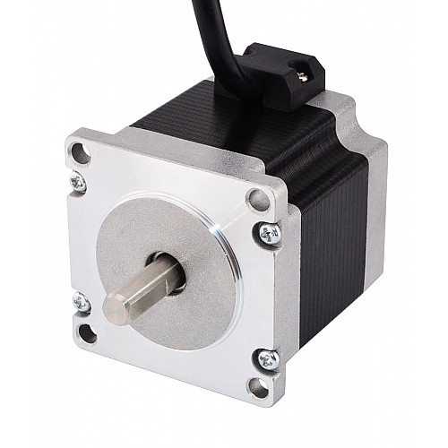 Double Shaft Nema 23 Bipolar 0.9deg 0.9Nm (127.5oz.in) 0.38A 57x57x51mm 4 Wires - 23HM20-0384D | StepperOnline AU