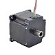 Dual Shaft Nema 23 Hollow Shaft Stepper Motor Bipolar 0.78Nm(110.5oz.in) 2.0A 57x57x45mm - 23HS18-2004H | StepperOnline AU