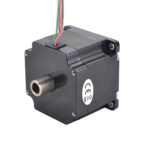 Dual Shaft Nema 23 Hollow Shaft Stepper Motor Bipolar 0.78Nm(110.5oz.in) 2.0A 57x57x45mm - 23HS18-2004H | StepperOnline AU