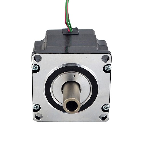 Dual Shaft Nema 23 Hollow Shaft Stepper Motor Bipolar 0.78Nm(110.5oz.in) 2.0A 57x57x45mm - 23HS18-2004H | StepperOnline AU