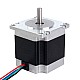 Nema 23 Bipolar 1.8deg 1.16Nm(164.3oz.in) 1.5A 57x57x56mm 4 Wires - 23HS22-1504S | StepperOnline AU