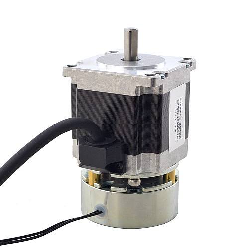 Nema 23 Stepper 1.26Nm(178oz.in) w/ Brake Friction Torque 2.0Nm(283oz.in) - 23HS22-2804D-B200 | StepperOnline AU