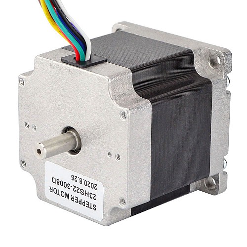Dual Shaft Nema 23 Uni/Bipolar 1.8deg 1.26Nm(178.4oz.in) 3A 57x57x56mm 8 Wires - 23HS22-3008D | StepperOnline AU