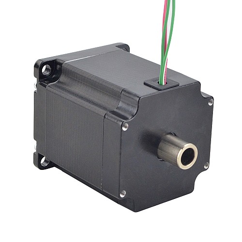 Dual Shaft Nema 23 Hollow Shaft Stepper Motor Bipolar 1.45Nm(205.38oz.in) 2.0A 57x57x65mm - 23HS26-2004H | StepperOnline AU