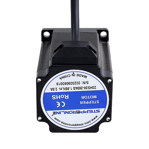 Nema 23 Bipolar 1.8deg 1.85Nm(261.98oz.in) 2.8A 57x57x76mm 4 Wires - 23HS30-2694S | StepperOnline AU