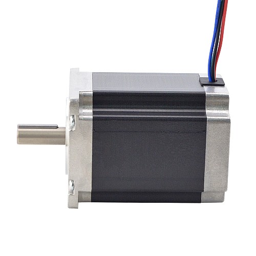 Nema 23 Stepper Motor 1.9Nm(269oz.in) with 9mm Shaft for NmRV30 Worm Gear Speed Reducer - 23HS30-2804S-RV | StepperOnline AU