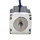 Nema 23 Stepper Motor 1.9Nm(269oz.in) with 9mm Shaft for NmRV30 Worm Gear Speed Reducer - 23HS30-2804S-RV | StepperOnline AU