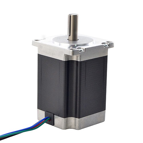 Nema 23 Stepper Motor 1.9Nm(269oz.in) with 9mm Shaft for NmRV30 Worm Gear Speed Reducer - 23HS30-2804S-RV | StepperOnline AU