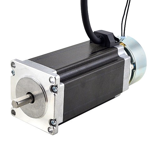 Nema 23 Stepper 3.0Nm(425oz.in) w/ Brake Friction Torque 2.0Nm(283oz.in) - 23HS45-4204D-B200 | StepperOnline AU