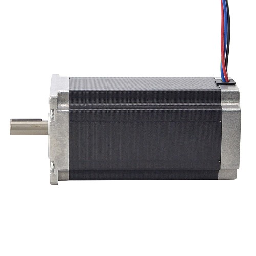 Nema 23 Stepper Motor 3Nm(425oz.in) with 9mm Shaft for NmRV30 Worm Gear Speed Reducer - 23HS45-4204S-RV | StepperOnline AU