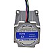 Nema 23 Stepper Motor 3Nm(425oz.in) with 9mm Shaft for NmRV30 Worm Gear Speed Reducer - 23HS45-4204S-RV | StepperOnline AU