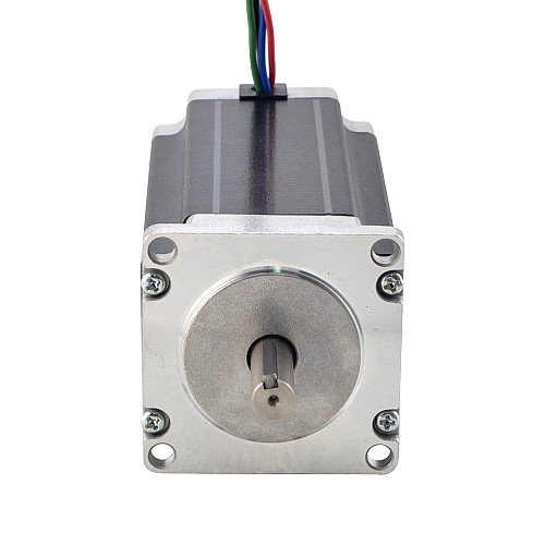 Nema 23 Stepper Motor 3Nm(425oz.in) with 9mm Shaft for NmRV30 Worm Gear Speed Reducer - 23HS45-4204S-RV | StepperOnline AU