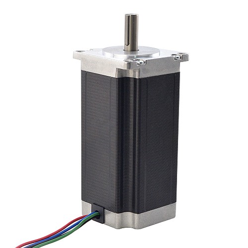 Nema 23 Stepper Motor 3Nm(425oz.in) with 9mm Shaft for NmRV30 Worm Gear Speed Reducer - 23HS45-4204S-RV | StepperOnline AU