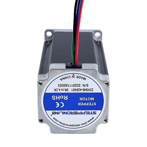 Nema 23 Bipolar 3Nm(425oz.in) 8mm Diameter 4.2A 57x57x113mm 4 Wires Stepper Motor - 23HS45-4204S1 | StepperOnline AU