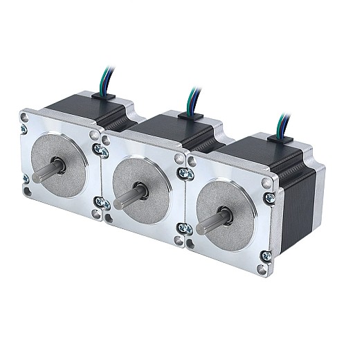 3pcs E Series Nema 23 Stepper Motor Bipolar 1.8deg 1.26Nm(178.4oz.in) 2.8A 57x57x56mm 4 Wires - 3-23HE22-2804S | StepperOnline AU