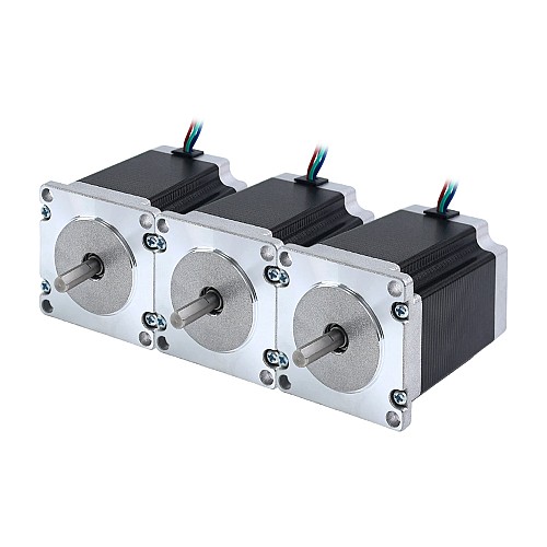 3pcs E Series Nema 23 Bipolar 1.8deg 1.85Nm(261.98oz.in) 2.8A 57x57x76mm 4 Wires - 3-23HE30-2804S | StepperOnline AU