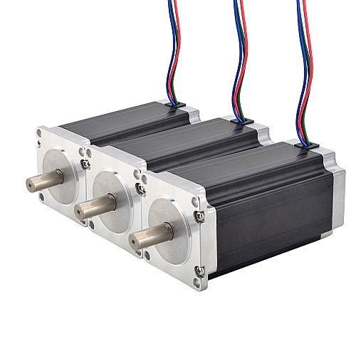 3pcs E Series Nema 23 Bipolar 1.8deg 3.0Nm(425oz.in) 4.2A 57x57x113mm 4 Wires - 3-23HE45-4204S | StepperOnline AU