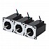 3pcs Dual Shaft Nema 23 Bipolar 3.1Nm(439oz.in) 3.5A 60x60x88mm 4 Wires