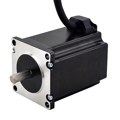 Nema 23 Stepper Motor Kit 1.85Nm 8mm Single Shaft for Face Mask Machine & Respiratory Ventilators COVID-19 N95 PPE - 23KIT-20S | StepperOnline AU