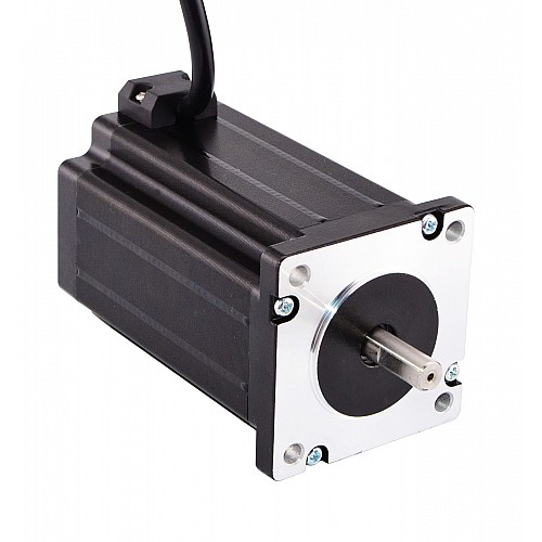 Dual Shaft Nema 23 Stepper Motor 4.2A 4Nm(566oz.in) 60x60x100mm 4 Wires - 24HS39-4204D | StepperOnline AU