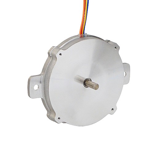 Round Pancake Nema 24 Bipolar 1.8deg 6Ncm(8.5oz.in) 1A Φ60x9.6mm 4 Wires - 24HR04-1004S | StepperOnline AU