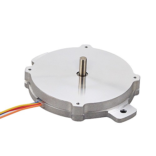 Round Pancake Nema 24 Bipolar 1.8deg 6Ncm(8.5oz.in) 1A Φ60x9.6mm 4 Wires - 24HR04-1004S | StepperOnline AU