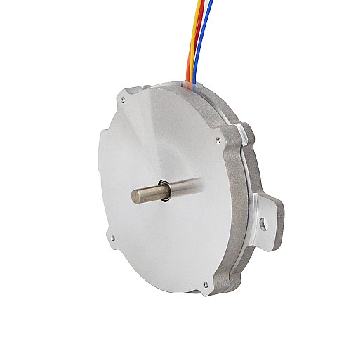Round Pancake Nema 24 Bipolar 1.8deg 6Ncm(8.5oz.in) 1A Φ60x9.6mm 4 Wires - 24HR04-1004S | StepperOnline AU