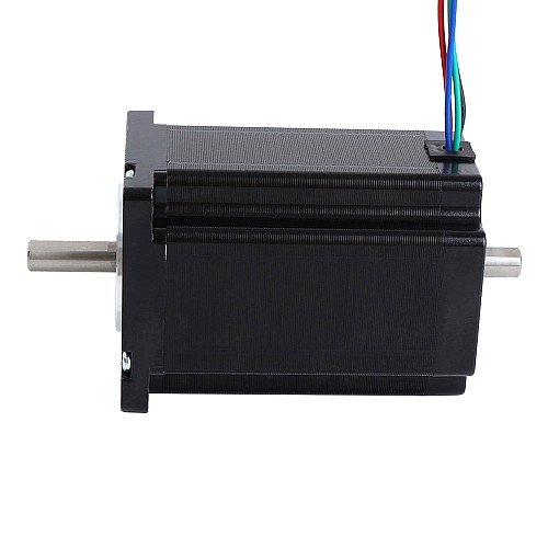 3pcs Dual Shaft Nema 23 Bipolar 3.1Nm(439oz.in) 3.5A 60x60x88mm 4 Wires - 3-24HS34-3504D | StepperOnline AU