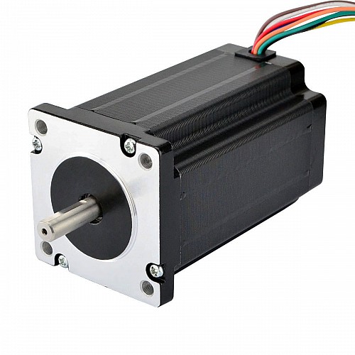Dual Shaft Nema 23 CNC Stepper Motor 3.4Nm(481.48oz.in) 60x60x100mm 8 Wires - 24HS39-3008D | StepperOnline AU