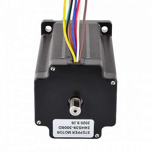 Dual Shaft Nema 23 CNC Stepper Motor 3.4Nm(481.48oz.in) 60x60x100mm 8 Wires - 24HS39-3008D | StepperOnline AU