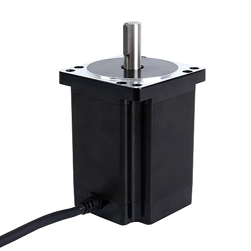 E Series Nema 34 Stepper Motor Bipolar 1.8deg 8.2Nm(1161.22oz.in) 6.0A 86x86x114mm 4 Wires - 34HE45-6004S | StepperOnline AU