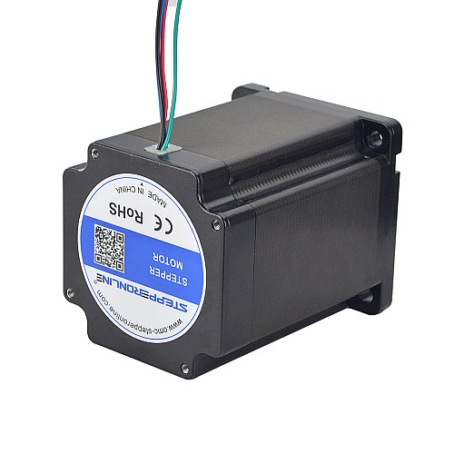 P Series Nema 34 Bipolar 1.8deg 8.2Nm(1161.22oz.in) 6.0A 86x86x112.3mm 4 Wires - 34HP44-6004S | StepperOnline AU