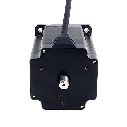 Keyway Dual Shaft Nema 34 CNC Stepper Motor 8.5Nm(1204oz.in) 5A 86x86x114mm - 34HS46-5004D1 | StepperOnline AU