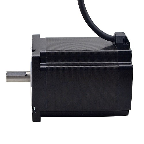 S Series Nema 34 Stepper Motor 8.5Nm(1204oz.in) 14mm Key-way Shaft 1m Cable - 34HS46-6004S1 | StepperOnline AU