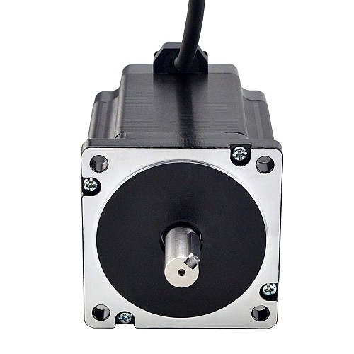 S Series Nema 34 Stepper Motor 8.5Nm(1204oz.in) 14mm Key-way Shaft 1m Cable - 34HS46-6004S1 | StepperOnline AU