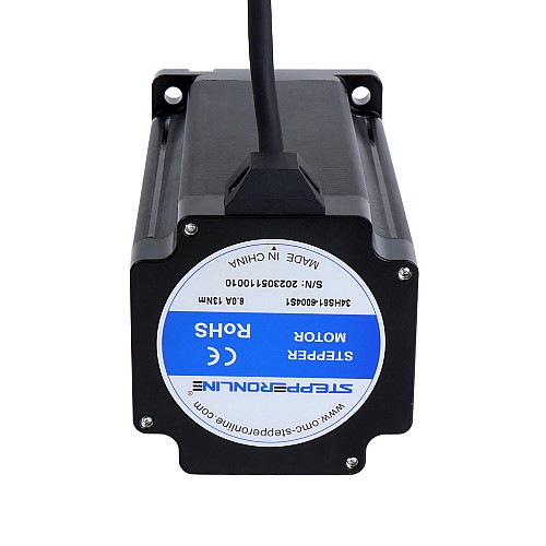 S Series Nema 34 Stepper Motor 13.0Nm(1841oz.in) 14mm Key-way Shaft 1m Cable - 34HS61-6004S1 | StepperOnline AU