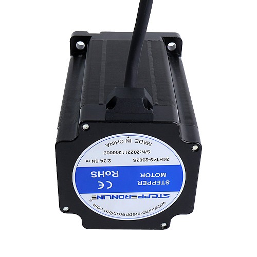 Nema 34 1.2deg 3-phase Stepper Motor 2.3A 6Nm(849.8oz.in) - 34HT49-2303S | StepperOnline AU