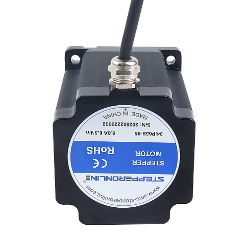 S Series IP65 Waterproof Nema 34 Stepper Motor 6.0A 8.5Nm(1203.94oz.in) - 34IP65S-85 | StepperOnline AU