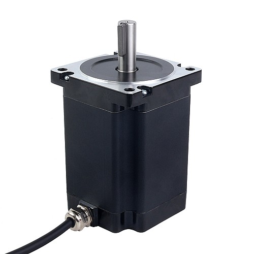 S Series IP65 Waterproof Nema 34 Stepper Motor 6.0A 8.5Nm(1203.94oz.in) - 34IP65S-85 | StepperOnline AU