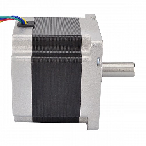 Nema 34 CNC Stepper Motor 4.5Nm(637.25oz.in) 5.5A 86x86x80mm Key Way Shaft - 34HS31-5504S | StepperOnline AU