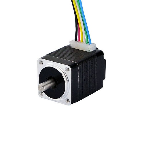 Nema 8 Unipolar 1.8deg 1.2Ncm(1.70oz.in) 0.5A 20x20x28mm 6 Wires - 8HS12-0506S | StepperOnline AU